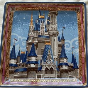 Disney Ceramic Cinderella Castle keepsake plate